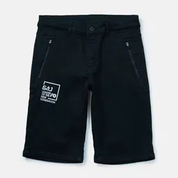 Gini and Jony Boys Black Denim Outdoor Shorts-image-47
