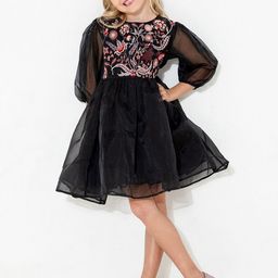 Cherry Crumble Girls Floral Printed Dress-15