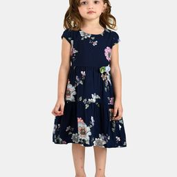 Peppermint Navy Blue Floral Dress-image-71
