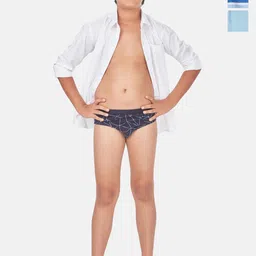 You Got Plan B Boys Pack of 3 Striped Anti Microbial Basic Briefs UB-StarBoy: 8-10-image-41