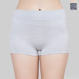 PLUMBURY Pack Of 3 Seamless Mid-Rise Moisture Wicking Boy Short Briefs-image-32