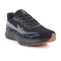 Sparx Men Black Mesh Running Non-Marking Shoes-5