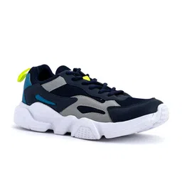 Khadims Men Navy Blue Textile Running Non-Marking Shoes-picture-27