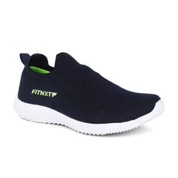 Khadims Men Navy Blue Textile Running Non-Marking Shoes-picture-55
