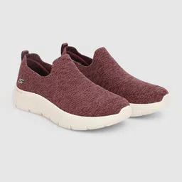 Skechers Women Red Mesh Go Walk Flex Vella Sports Shoes-4