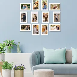 RANDOM White Set Of 12 Photo Frames-57