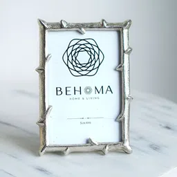 BEHOMA Silver-Toned Metal Table Photo Frame-18