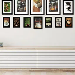 Stuthi Arts Black 12 Pieces Wood Wall Photo Frames-image-43