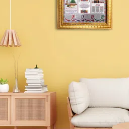 Hawai Gold-Plated & Black Wooden Wall Photo Frame-image-116