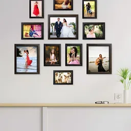Stuthi Arts Black 11  Pieces Wood Wall Photo Frames-image-69