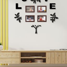 RANDOM Set Of 4 Solid Family Tree Collage Photo Frames-1
