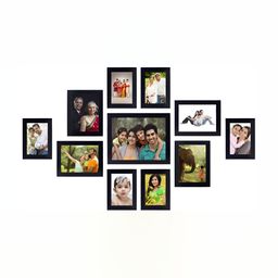Stuthi Arts Black 8 to 12 Pieces Glass Wall Photo Frames-image-72