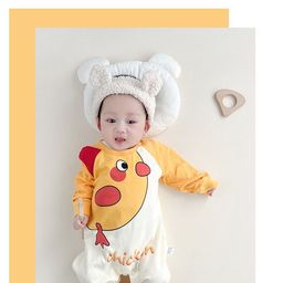 StyleCast x Revolte Infants conversational Printed Boys Cotton Romper-image-84