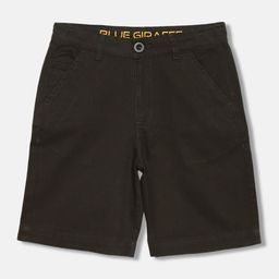 Blue Giraffe Boys Regular Fit Pure Cotton Shorts-image-53