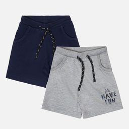 Bodycare Kids Boys Pack Of 2 Mid Rise Cotton Shorts-picture-29