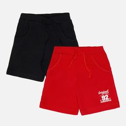 Bodycare Kids Boys Pack Of 2 Mid-Rise Cotton Shorts-picture-52