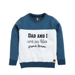 CRAZYPENGUIN ELITE Boys Organic Cotton Printed Round Neck Sweatshirt-image-67