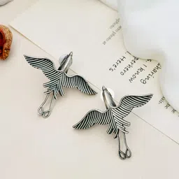 ABDESIGNS Silver Plating Birds Shaped Studs Earrings-27