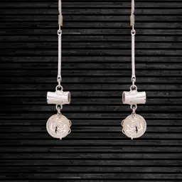 Adwitiya Collection 24CT Gold-Plated Classic Drop Earrings-18