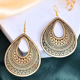 Silvermerc Designs Rhoium Plated Classic Drop Earrings-5