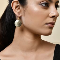 Silvermerc Designs Rhodium Plated Classic Drop Earrings-3