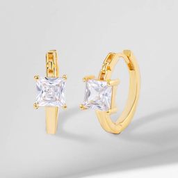 MINUTIAE Gold-Plated Circular Hoop Earrings-43