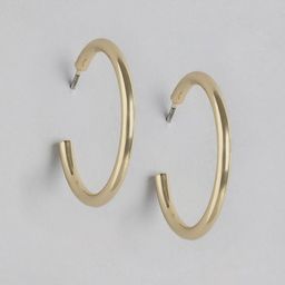 Forever New Women Gold-Plated Circular Hoop Earrings-4