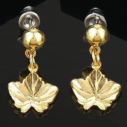 Estele Gold-Plated Contemporary Drop Earrings-52