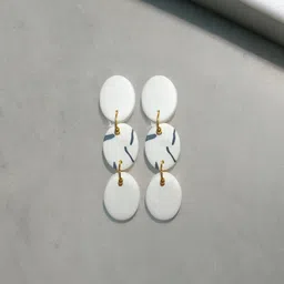 AccessHer Geometric Clay Drop Earrings-48