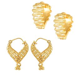 Vighnaharta Floral Drop Earrings-image-32