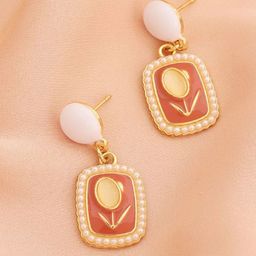 DressBerry Floral Drop Earrings-image-62