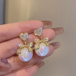 Shining Diva Fashion Gold-Plated Contemporary Drop Earrings-0
