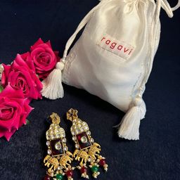 Ragavi Contemporary Drop Earrings-image-15