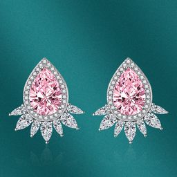 Designs & You Silver-Plated Contemporary Drop Earrings-picture-6