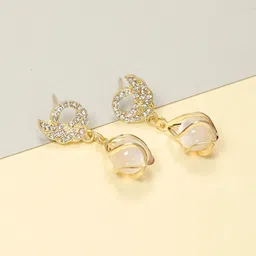 Palli Creation Contemporary Drop Earrings-77