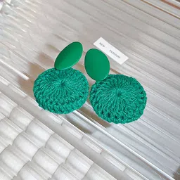 Bellofox Green Contemporary Drop Earrings-8