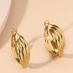 MYKI Contemporary Hoop Earrings-image-43
