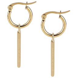 Daniel Klein Gold-Plated Contemporary Drop Earring-image-81