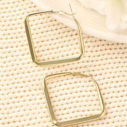 DressBerry Gold-Plated Contemporary Hoop Earrings-25