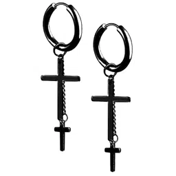 KRYSTALZ Men Contemporary Hoop Earrings-15