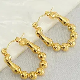 Palli Creation Contemporary Hoop Earrings-80