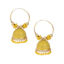 Keviv Gold-Plated Contemporary Jhumkas-image-50