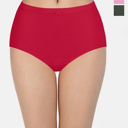 Amante Pack of 3 High Rise Assorted Basic Briefs-0