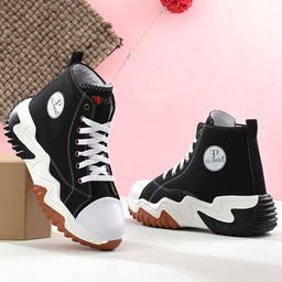 El Paso Women Round Toe Lightweight Mid-Top Sneakers-image-92