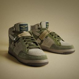 The Souled Store Men Textured Lightweight Comfort Insole Suede High-Top Sneakers-picture-16