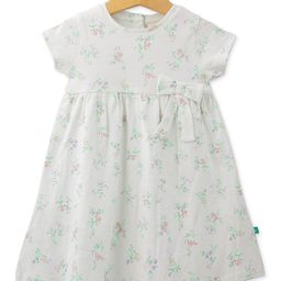 JusCubs Girls Floral Print Empire Dress-picture-14