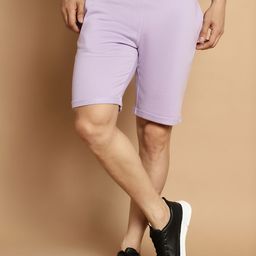 DOOR74 Men Mid-Rise Cotton Regular Shorts-image-44