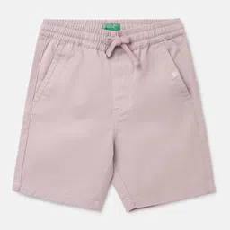 United Colors of Benetton Boys Mid Rise Cotton Shorts-14