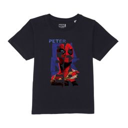 Marvel by Wear Your Mind Boys Navy Blue Spider-Man Printed Pure Cotton T-shirt-image-71