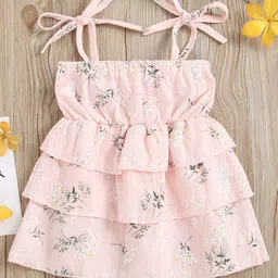 StyleCast Round neck Floral Peplum Dress-image-44